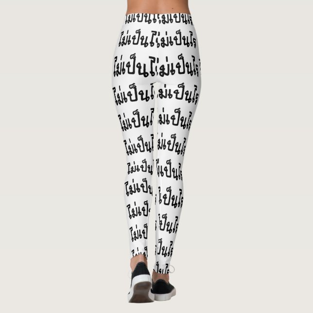 OK ♦ Mai Pen Rai in thailändischer Sprache ♦ Leggings (Rückseite)