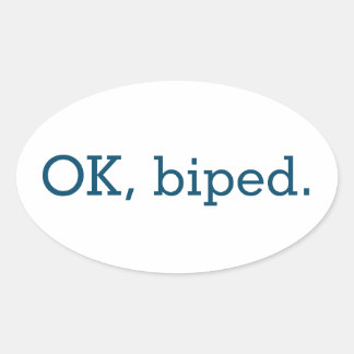 OK, Stickers Ovaux Biped