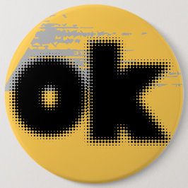 "OK Vibes - Simple & Bold" Button