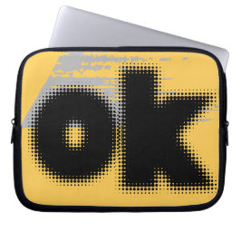 OK Vibes - Simple & Bold" Laptopschutzhülle