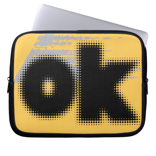 OK Vibes - Simple & Bold" Laptopschutzhülle (Vorderseite)