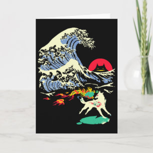 Okami Amaterasu Sun God Wolf The Great Wave Video Karte