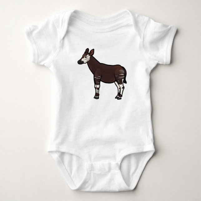 Okapi Baby Strampler (Vorderseite)