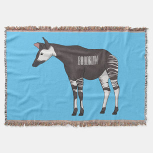 Okapi cartoon Illustration Decke