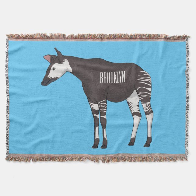 Okapi cartoon Illustration Decke (Vorderseite)