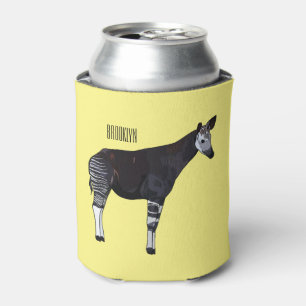 Okapi cartoon Illustration Dosenkühler