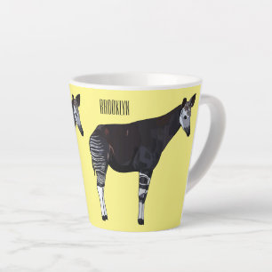 Okapi cartoon Illustration Milchtasse