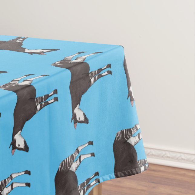 Okapi cartoon Illustration Tischdecke (Beispiel)