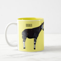 Okapi cartoon Illustration