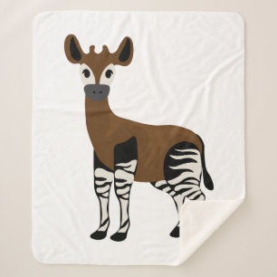 Okapi Cartoon, Majestätisches Okapi-Tier, Okapi-Fr Sherpadecke