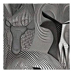 Okapi in Tarnung Poster