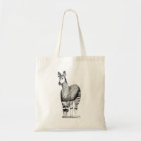 Okapi-Kunst-Taschen-Tasche