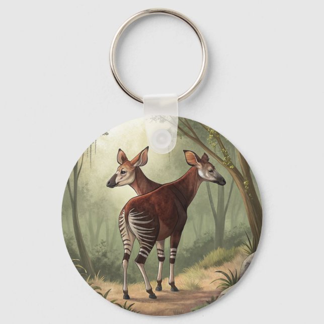 Okapi Schlüsselanhänger (Vorderseite)