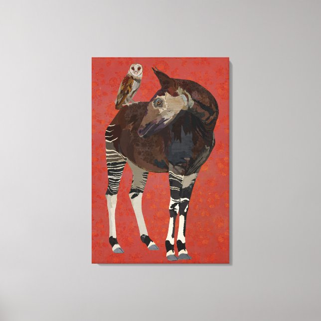 OKAPI & SOMMEREULE Leinwand (Vorderseite)