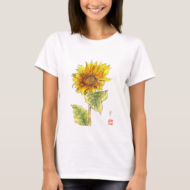 OKASAN Sonnenblume T-Shirt (Vorderseite)
