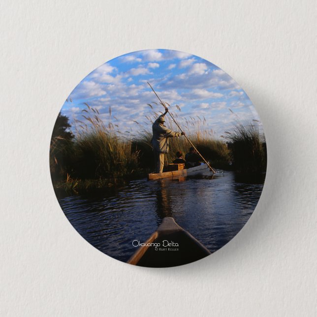 Okavango Delta Button (Vorderseite)