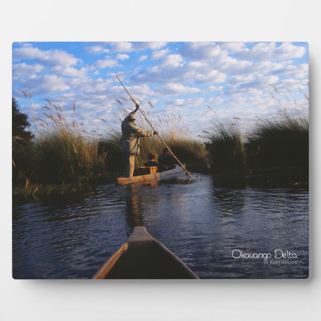 Okavango Delta Fotoplatte (Vorderseite)