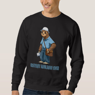 Okay est Sloth Mailman Ever Funny Postarbeiter Sweatshirt