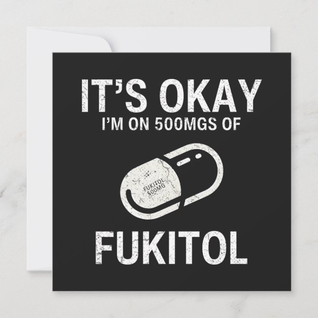 Okay, ich bin auf 500 mg Fukitol Karte (Vorderseite)
