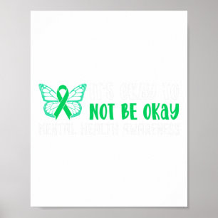Okay, um nicht in Ordnung psychische Gesundheit Se Poster