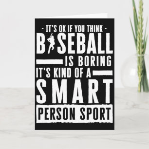 Okay, wenn du denkst, Baseball ist langweilig, klu Karte