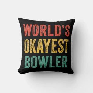 Okayester Bowling-Fan Lustiger Bowling-Liebhaber V Kissen