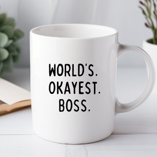Okayester Chef der Welt Lustiger Bürotasse Tasse