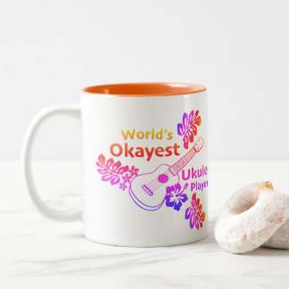 Okayester der Welt - Regenbogen Zweifarbige Tasse