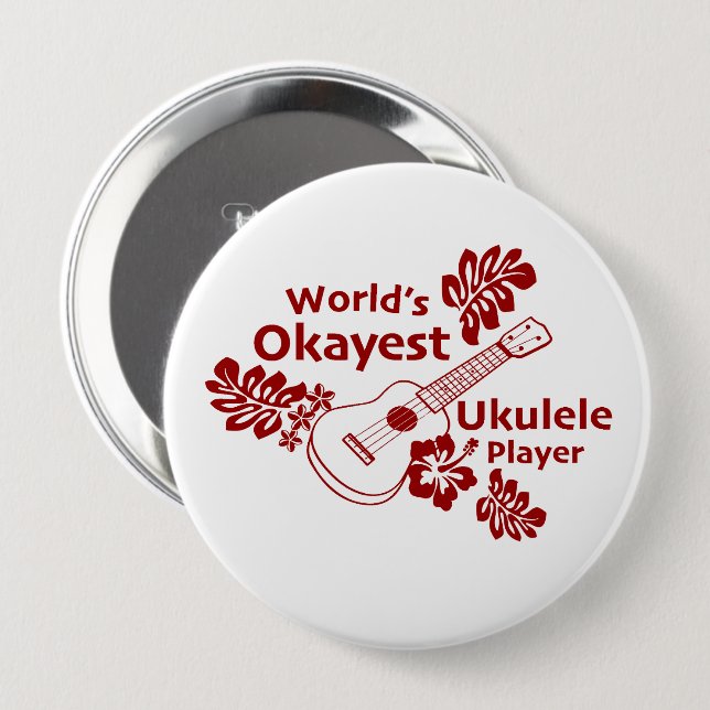 Okayester der Welt - Rust Button (Vorne & Hinten)