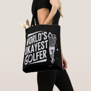 Okayester Golfer der Welt Lustiger Golf Liebhaber Tasche