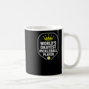 Okayester Pickleball-Spieler lustiger Pickle Bal Kaffeetasse