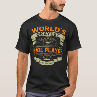 Okayester Poolspieler Lustiges Vintage-Label Sarka T-Shirt