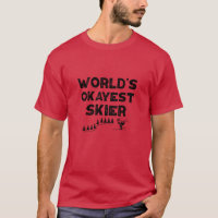 Okayester Skifahrer der Welt Lustiges Skigeschenk 