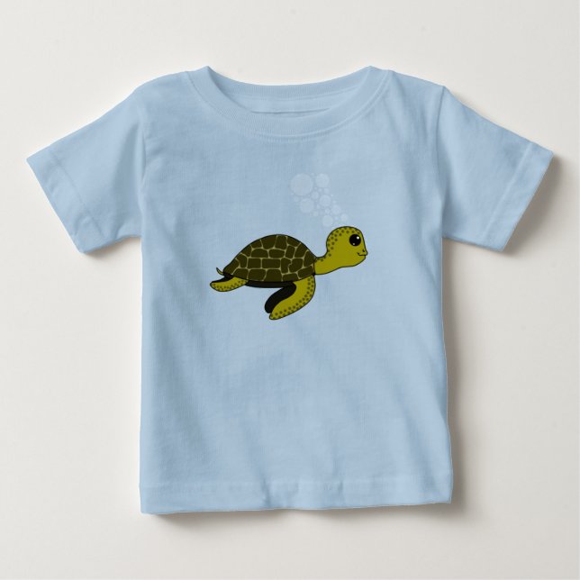 Okeanus der Schildkröte Baby T-shirt (Vorderseite)