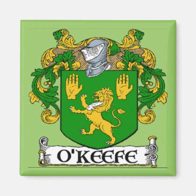 O'Keefe-Wappen Magnet (Vorne)