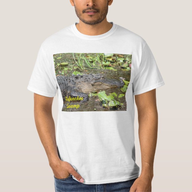 Okefenokee Sumpf-AlligatorT - Shirt-Shirt Waycross T-Shirt (Vorderseite)