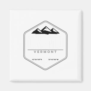 Okemo Mountain Vermont Graphic Snowboard T Shirt Magnet