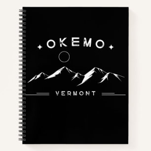 Okemo Vermont Berg Notizbuch