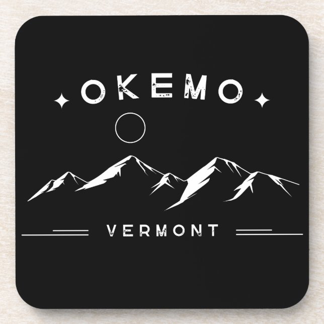 Okemo Vermont Getränkeuntersetzer (Vorderseite)