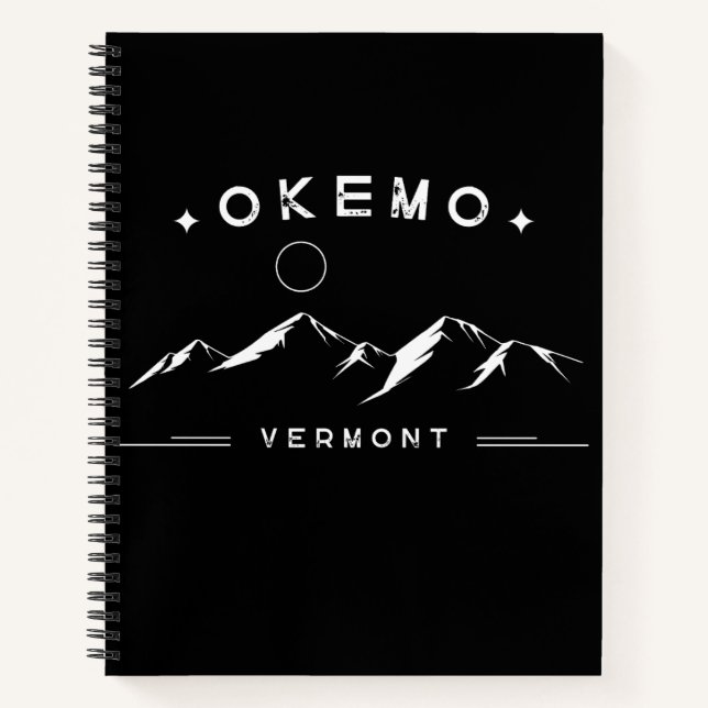 Okemo Vermont Notizbuch (Vorderseite)