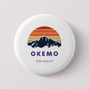 Okemo Vermont Skifahren Snowboarden Wanderer Gesch Button