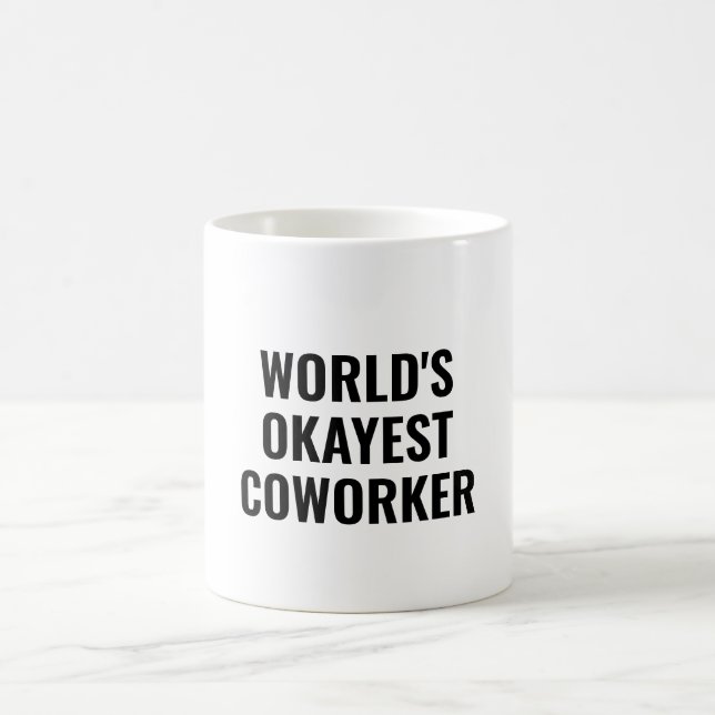 Okest Coworker Funny Colleague Wertschätzung Kaffeetasse (Mittel)