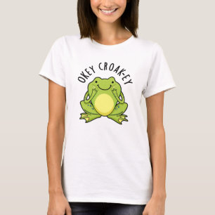 Okey Croak-ey Funny Frog Pub T-Shirt
