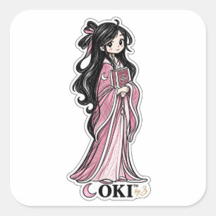 OKI™ Autocollant de personnage original Moon Gir