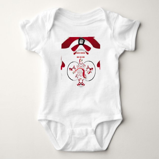 Oki Dokie Santa! Baby Strampler (Vorderseite)
