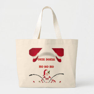 Oki Dokie Santa! Jumbo Stoffbeutel