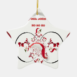 Oki Dokie Santa! Keramikornament