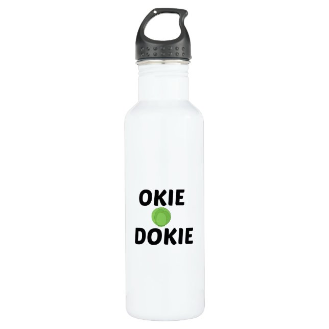 OKIE DOKIE EDELSTAHLFLASCHE (Vorderseite)