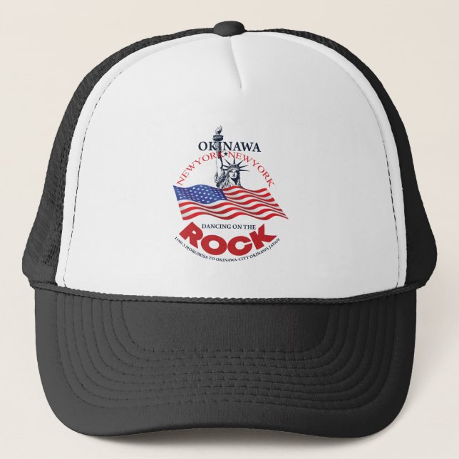 Okinawa Club Newyork Newyork Cap Truckerkappe (Vorderseite)