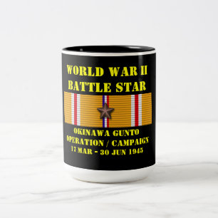 Okinawa-Gunto-Operation Zweifarbige Tasse